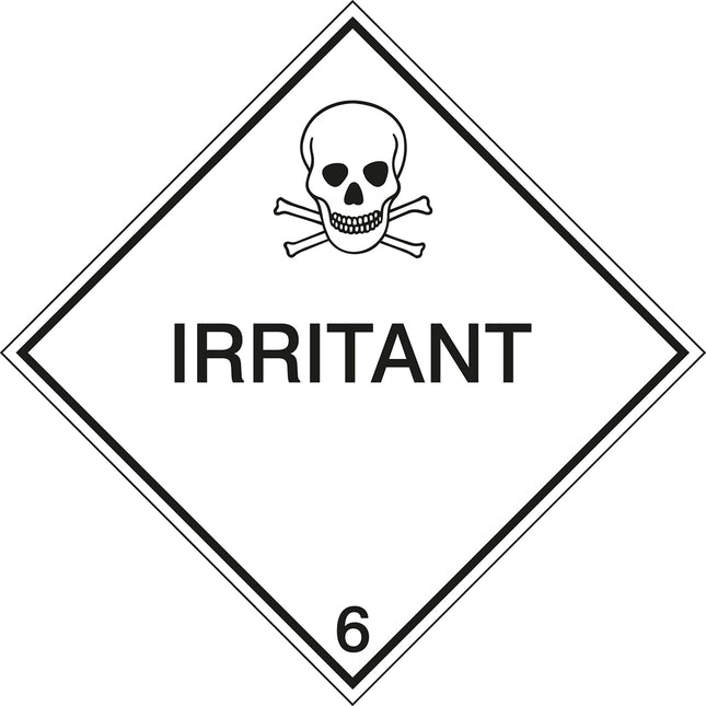 Maritime Transport Sign  IMDG 6C  Irritant