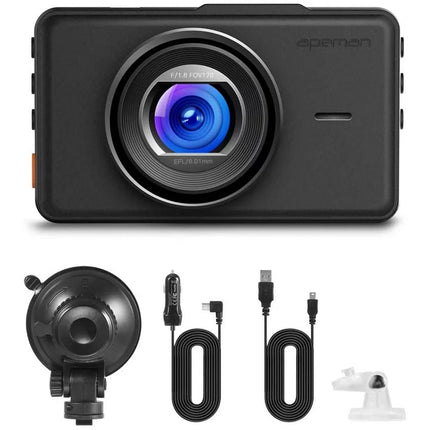 Apeman Dash Cam 1080P FHD DVR Car Driving Recorder