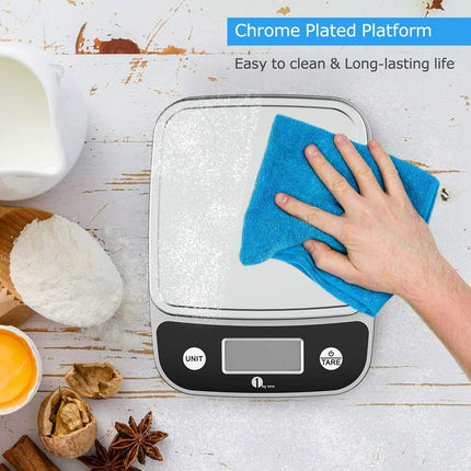 1byOne Digital Kitchen Scale with LCD Display