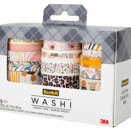 3M Scotch Brand Washi Tape Multi-Color Creative Decorative Tape