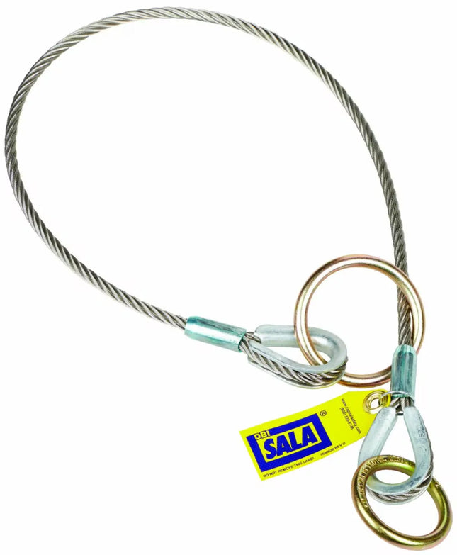 نقطة تثبيت أدبتر ربط كيبل بمشبك تمرير ستانلس ستيل DBI-SALA 3M | 5900553