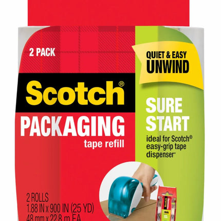 3M Scotch Sure Start Shipping Packaging Tape DP Dispenser 1.5 Core