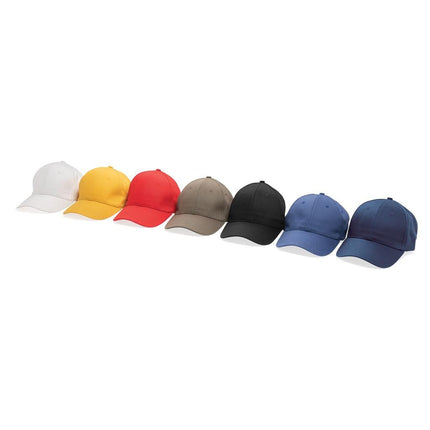 HWAW 451Toolmart GiftsImpact AWARE™ 6 Panel 280gr Recycled Cotton Cap - Black