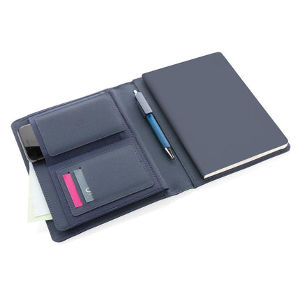 NBAW 456Toolmart GiftsImpact AWARE™ RPET A5 notebook - Navy Blue