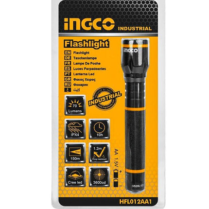 HFL012AA1INGCOIngco Handheld LED Flashlight 3W 135lumen 200m | HFL012AA1