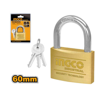 DBPL0602 - 1INGCOINGCO Heavy Duty Brass Padlock Pad lock | DBPL0602