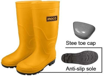 SSH092SB - 40INGCOINGCO HeavyDuty Safety Yellow Rain Boot with Toe Cap and Anti - Slip Sole| SSH092SB