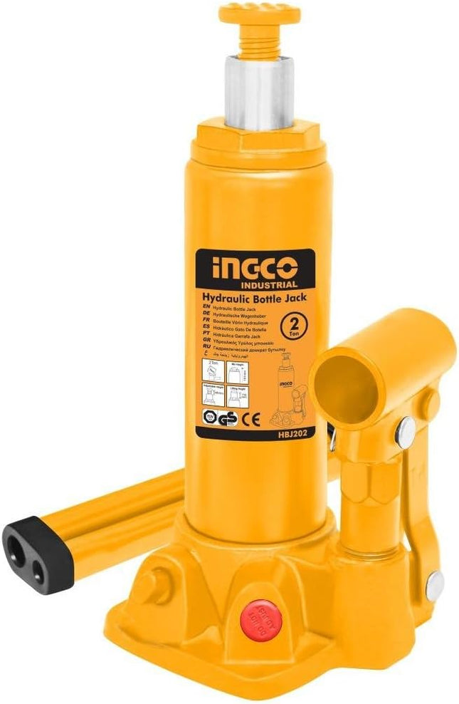 HBJ202INGCOINGCO Hydraulic Bottle Jack HBJ202 - 2 Ton High Lift | Heavy Duty Jack