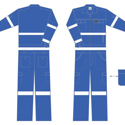 WUS03180 - XXLINGCOingco WUS03180 Work Uniform coverall | blue