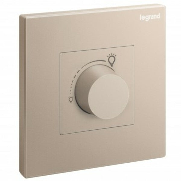 Legrand galion rose gold rotary dim with neutral - 300wrlc+led | Switches & Sockets | Toolmart