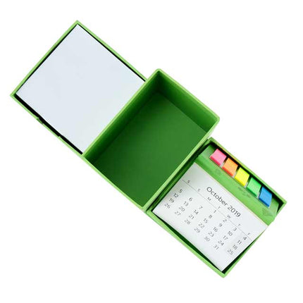 EFEN 211Toolmart GiftsKALMAR - eco - neutral Memo/Calendar Cube - Eco Green