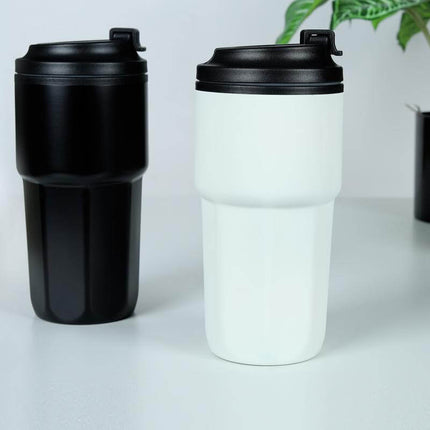 DWGL 3142Toolmart GiftsKAVALA - Giftology Steel/PP Double Wall Travel Mug 500ml - Black