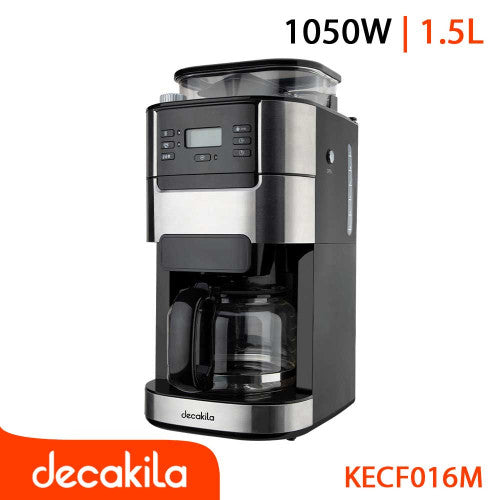 Decakila Drip Coffee Maker with Grinder 1050W , KECF016M