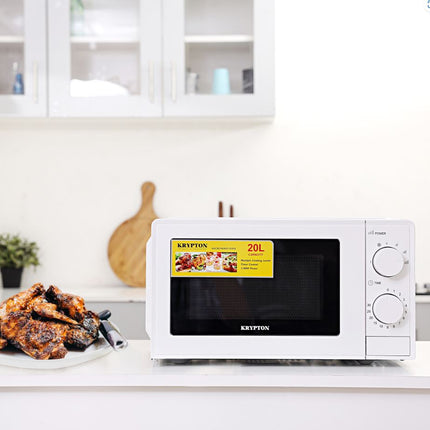 Krypton 20L Microwave Oven | 700W Power with 5 Power Levels | KNMO6196 , 6294015631579