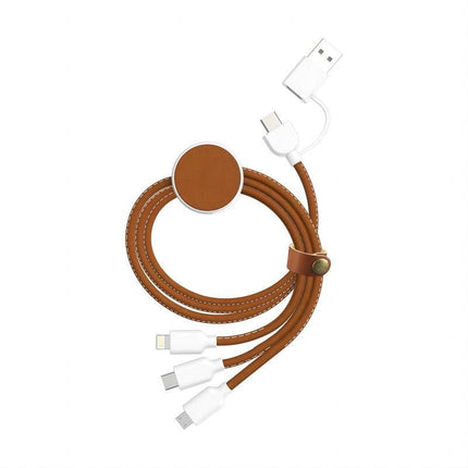 MTST 1162Toolmart GiftsKOPER - @memorii Recycled 6 - in - 1 Charging Cable - White