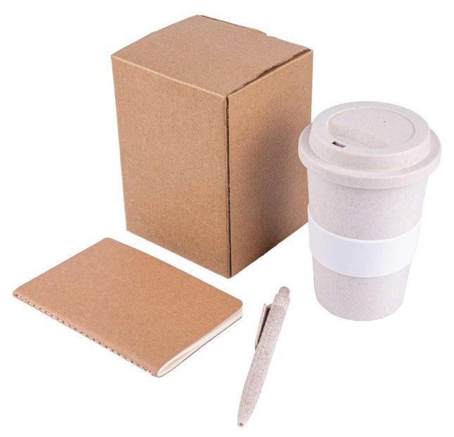 GSEN 681Toolmart GiftsKORGAN - Eco Set of Mug, FSC Notebook and Pen