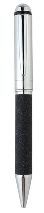 WIEN 5110Toolmart GiftsKORU - eco - neutral Metal Pen with Recycled Leather Barrel - Black