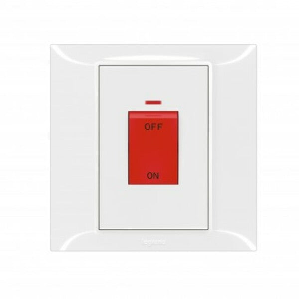 Legrand belanko s wh sw dp 45a + neon | Switches & Sockets | Toolmart