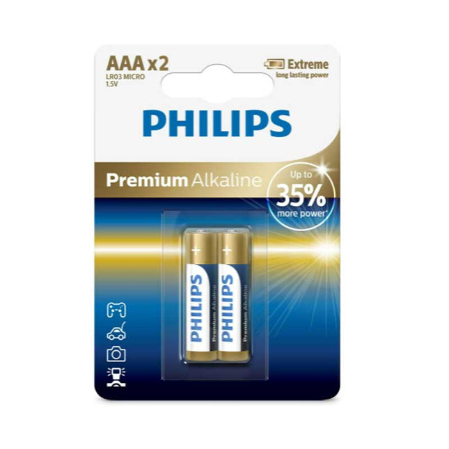 Philips AAA Micro Premium Alkaline LR03M2B/97 | Toolmart