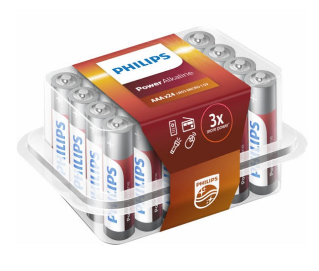 Philips Power Alkaline Battery LR03P24B/17 | Toolmart