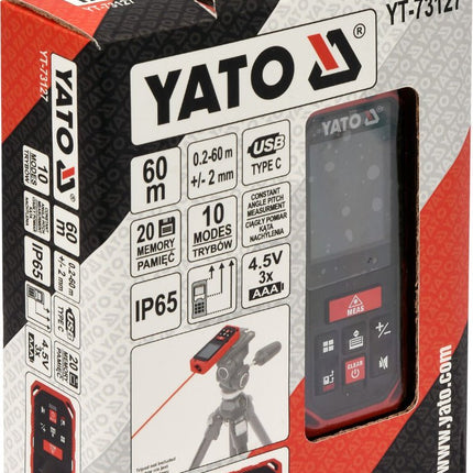 YT - 73126YatoLaser Ranges For Distance Measuring