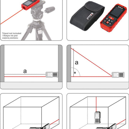 YT - 73126YatoLaser Ranges For Distance Measuring