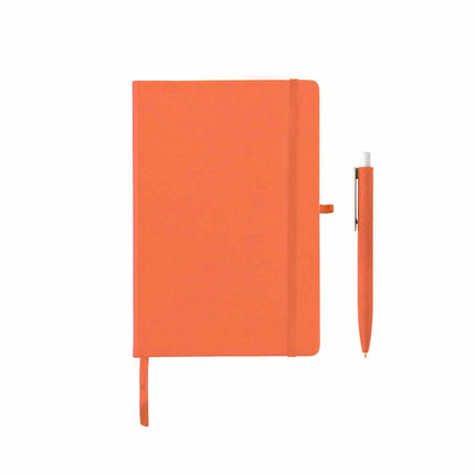 GSGL 204Toolmart GiftsLIBELLET Giftology A5 Notebook With Pen Set (Orange)