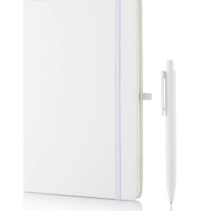 GSGL 209Toolmart GiftsLIBELLET Giftology A5 Notebook With Pen Set (White)