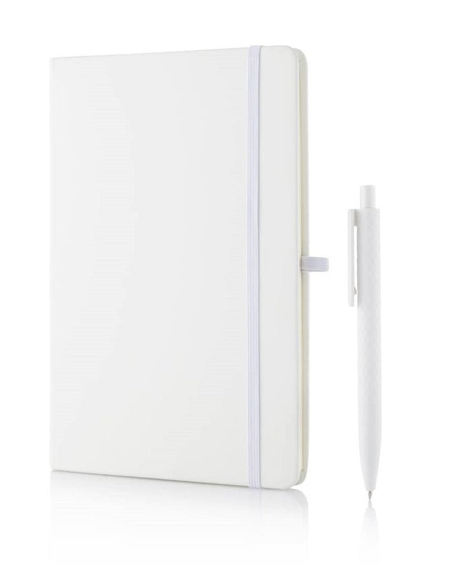 GSGL 209Toolmart GiftsLIBELLET Giftology A5 Notebook With Pen Set (White)