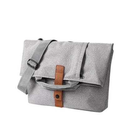 MBSN 2111Toolmart GiftsLORETTO - SANTHOME 2 - in - 1 Messenger & Tote Bag - Light Grey