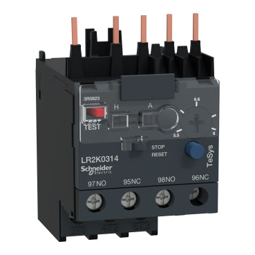 Schneider Electric,LR2K0314,TESYS K OVERLOAD RELAY CL10 5.5 - 8A