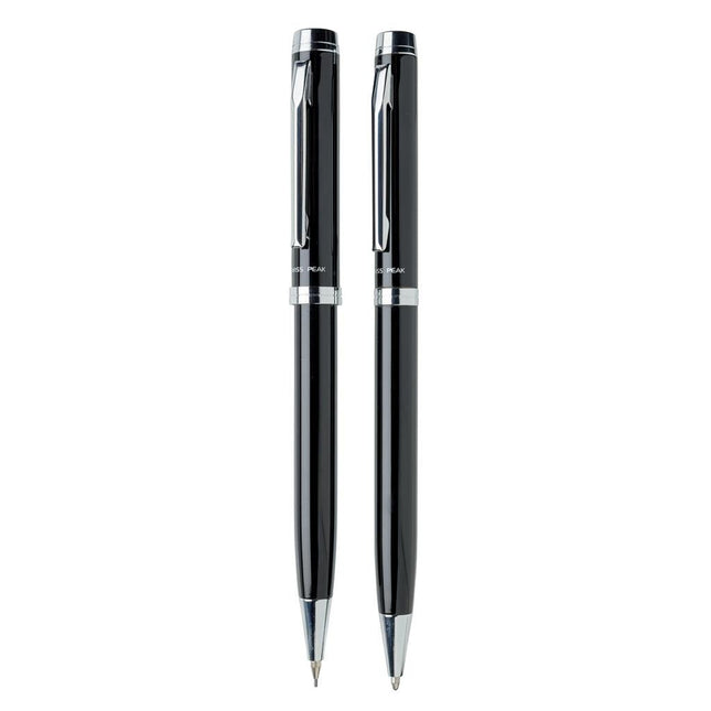 WISW 811Toolmart GiftsLUZERN SET - Swiss Peak Pen Set - Black