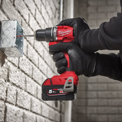 Milwaukee 18V Brushless Hammer Drill Driver Kit , M18BLPDRC-202C