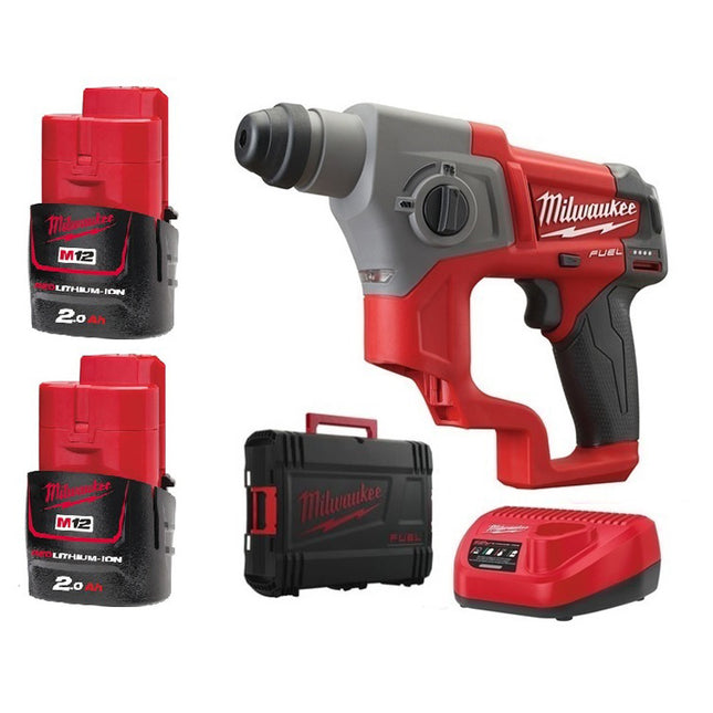 Milwaukee,M12CH-202X,Compact Hammer | SDS-plus - M12 fuel