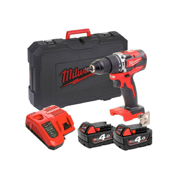 Milwaukee M18 CBLPD-402C 18V Brushless Percussion Drill Set | 4933464537