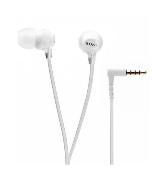 Sony MDR-EX15APWZE - Headphone In Ear - White