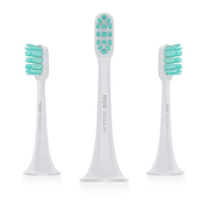 Mi Electric Toothbrush Head | 3-Pack, Regular, Light Gray | Toolmart