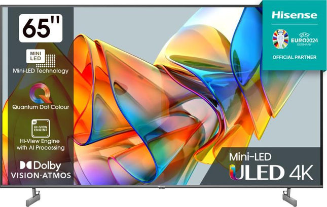 Hisense 65-inch Mini-LED ULED 4K Google TV , 65U6K