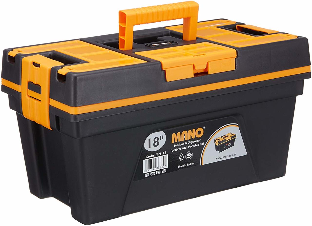 Toolbox With Portable Lid | Tool Kits | Toolmart – TOOLMART