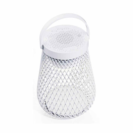 ITSP 1188Toolmart GiftsMERANO - @memorii Wireless Speaker Lantern - White