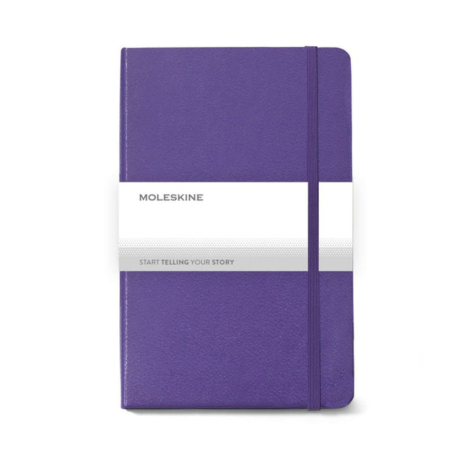 OWMOL 5172Toolmart GiftsMoleskine Classic Hard Cover Large Ruled Notebook - Brilliant Violet