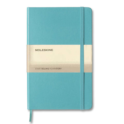 OWMOL 332Toolmart GiftsMoleskine Classic Large Ruled Hard Cover Notebook - Reef Blue