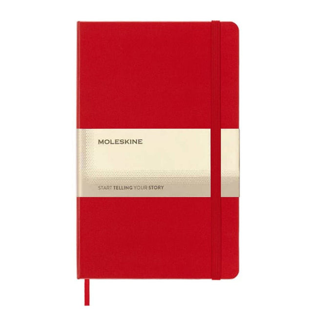 OWMOL 305Toolmart GiftsMoleskine Classic Large Ruled Hard Cover Notebook - Scarlet Red