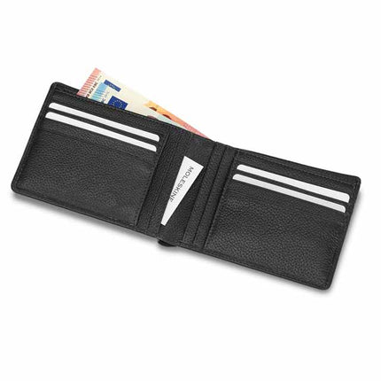 LAMOL 105Toolmart GiftsMoleskine Classic Match Genuine Leather Wallet - Black