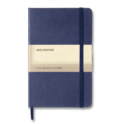 OWMOL 372Toolmart GiftsMoleskine Classic Medium Ruled Hard Cover Notebook - Prussian Blue