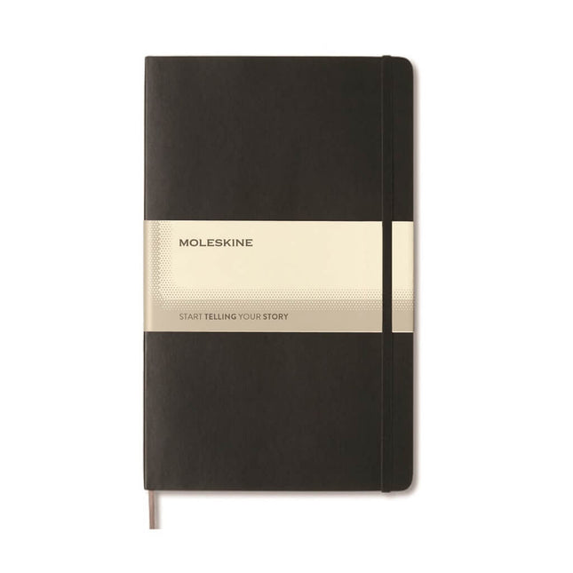 OWMOL 309Toolmart GiftsMoleskine Large Notebook - Hard Cover - Plain - Black