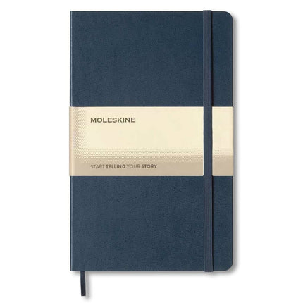 OWMOL 319Toolmart GiftsMoleskine Large Soft Cover Ruled Notebook - Sapphire Blue