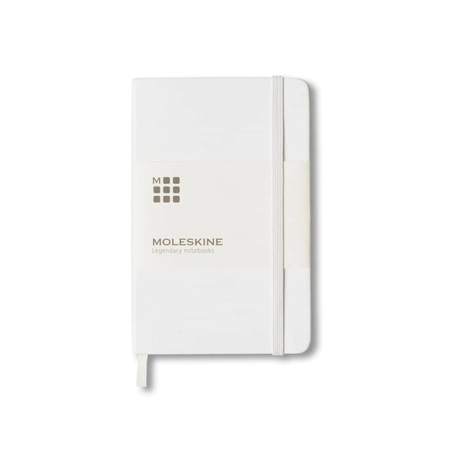 OWMOL 303Toolmart GiftsMoleskine Pocket Notebook - Hard Cover - Ruled - White