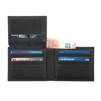 LASN 653 BioToolmart GiftsMORELIA - SANTHOME Men's Wallet In Genuine Leather (Anti - microbial)