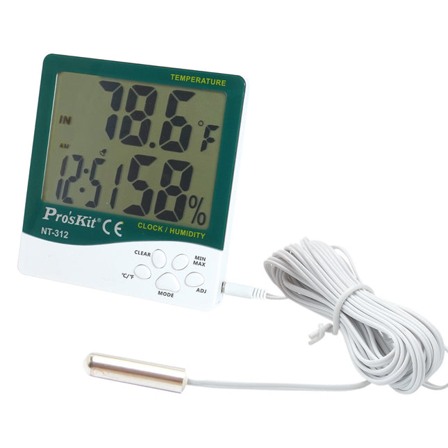 Proskit Digital Temperature HumidityMeter With Probe | Toolmart